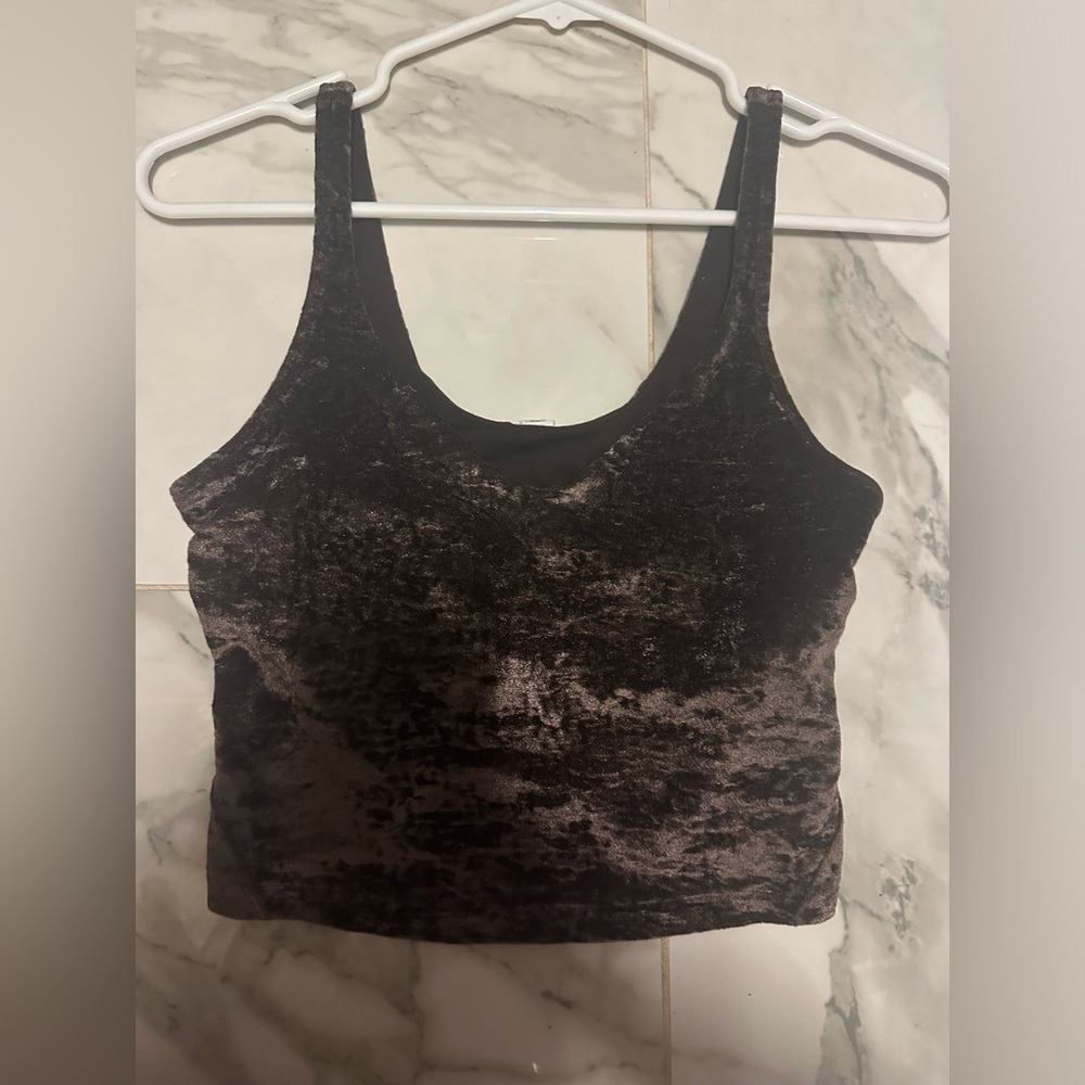 Velvet brown lululemon align tank